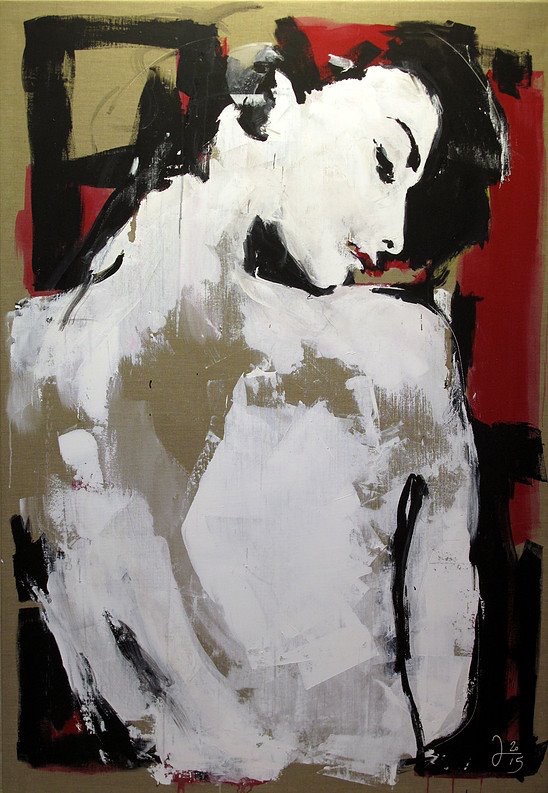 Martin Zemp, Acryl Farbe auf Leinwand 135 x 195 cm